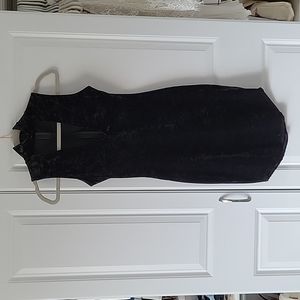 Missguided velvet little black dress